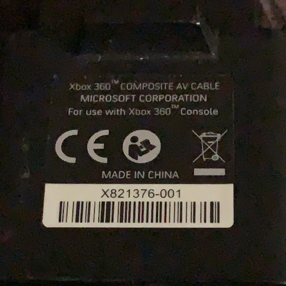 Xbox360 AV cable - Picture 2 of 2